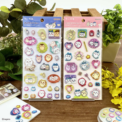 ちいかわ ラメきらクリスタルシール（ちいかわ・ハチワレ・うさぎ）【クレジットカード決済限定商品】