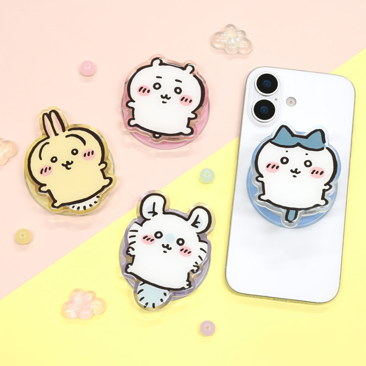 ちいかわ MagSafe対応 ダイカットクリアPOCOPOCO（モモンガ）