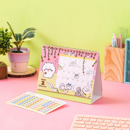ちいかわ 2026年1月始まり卓上カレンダー（ミニシール付き）