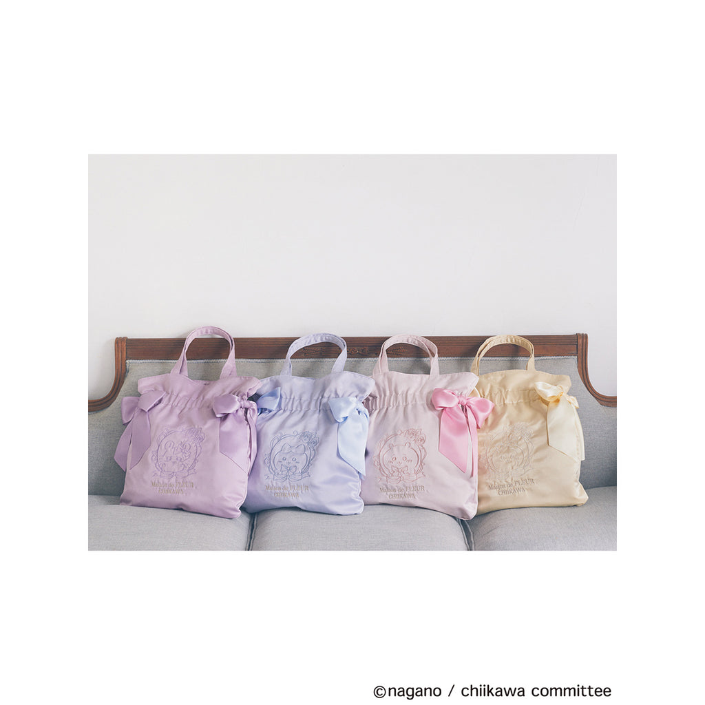 【reservation】Chiikawa Maison de FLEUR embroidery double Ribontotort bag (Usagi[