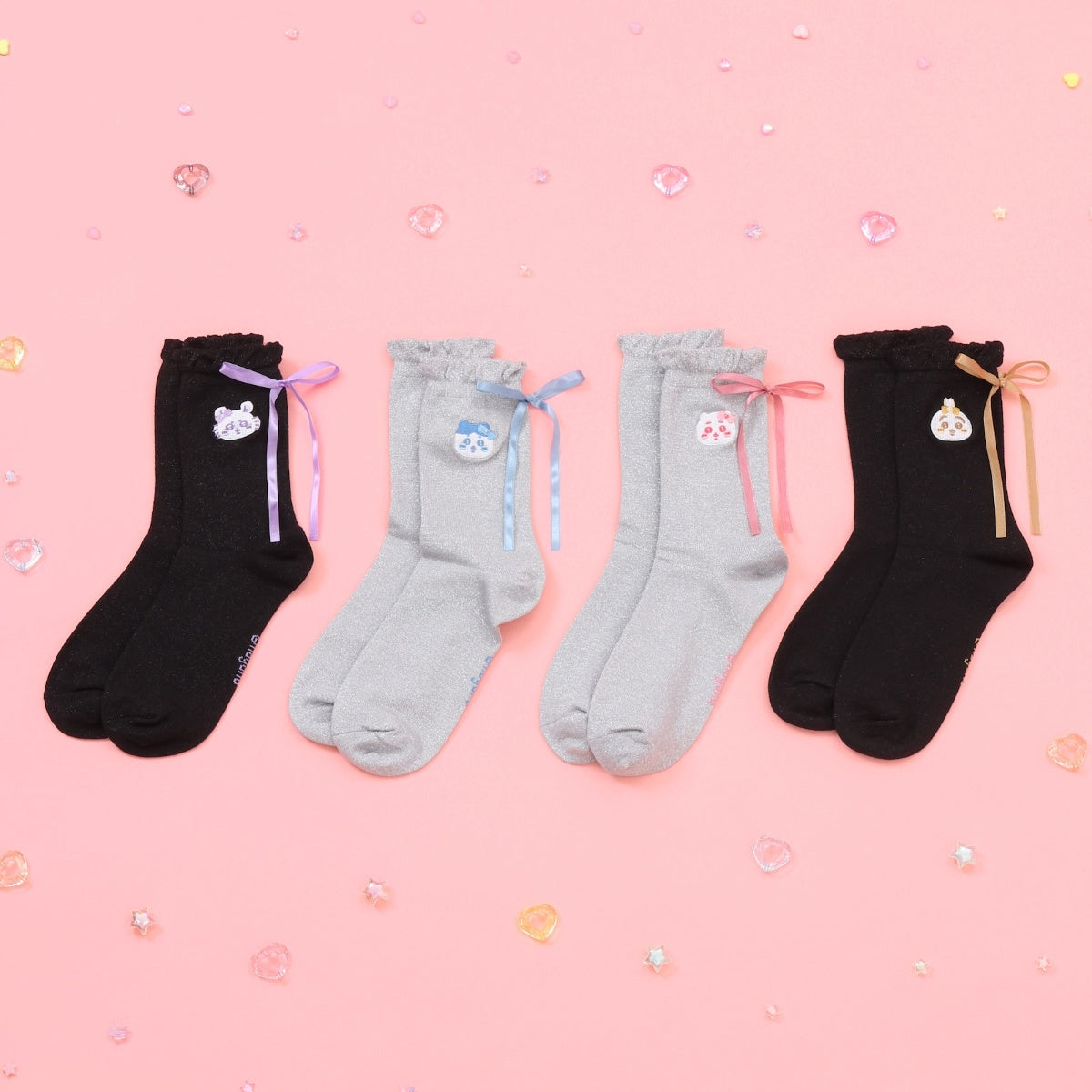 치이카와 매지컬 치이카와 양말 치이카와 그레이 22-24cm