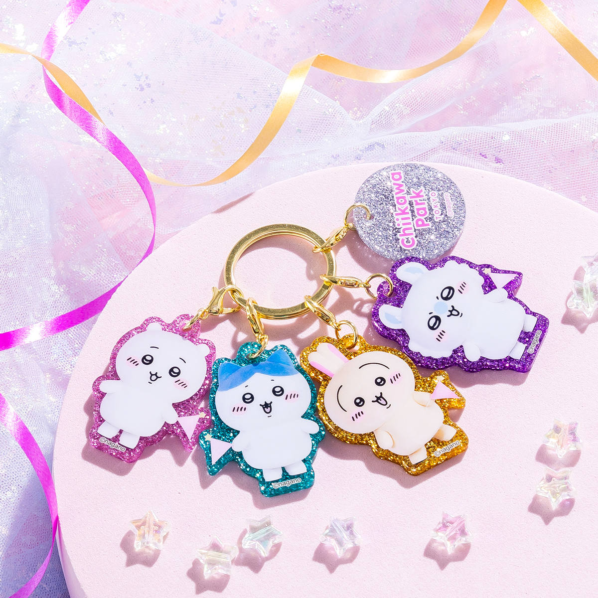 ちいかわ ちいかわパーク スペシャルフォトなみんなの4連アクリルチャーム
