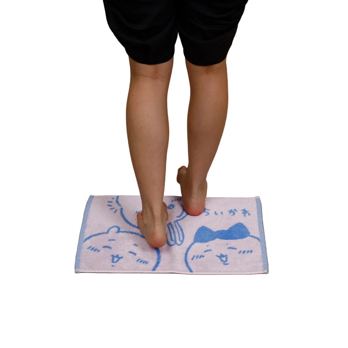 吉伊卡哇 迷你毛巾地墊 (吉伊卡哇粉紅色)