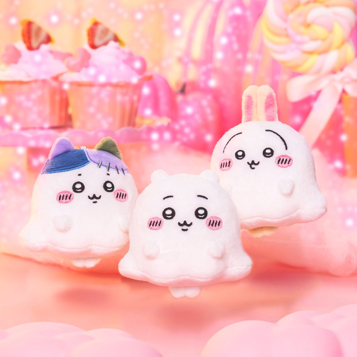 ちいかわ ちいかわパーク ミニマスコットキーリング（おばけなハチワレ