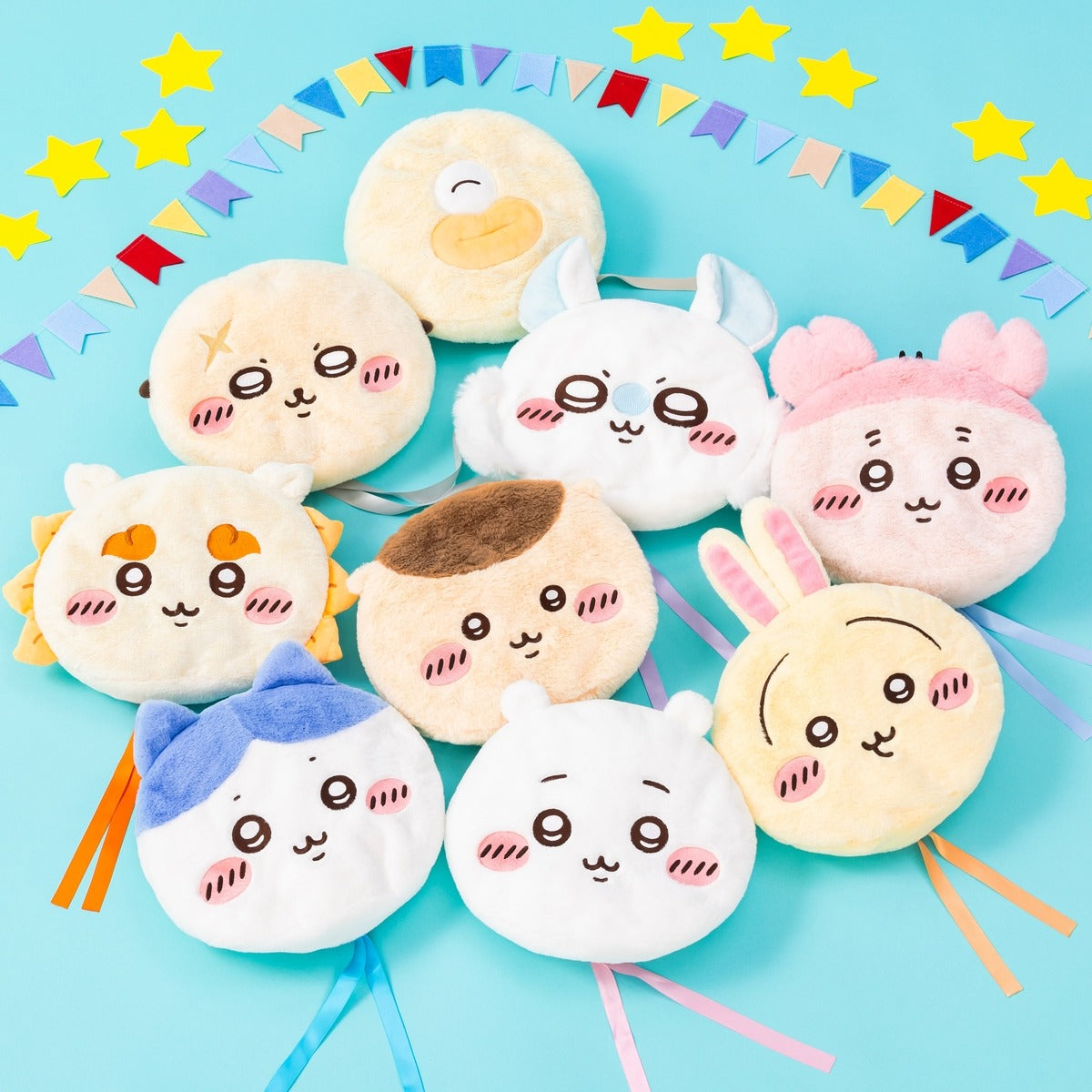ちいかわパーク リバーシブル ふんわりぬいぐるみベレー帽（モモンガ