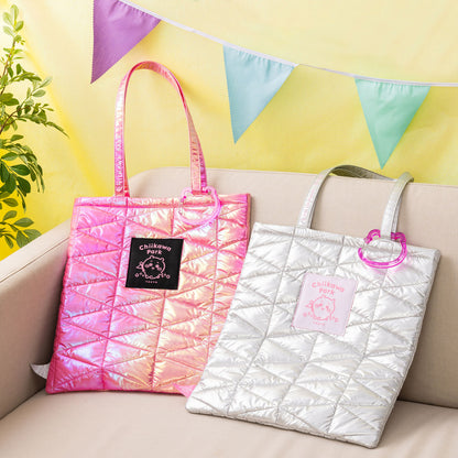 ちいかわ ちいかわパーク キルティングトートバッグ（ピンク）