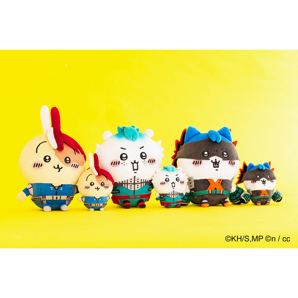 僕のヒーローアカデミア×ちいかわ マスコット（爆豪勝己×ハチワレ）