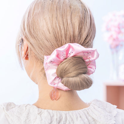 吉伊卡哇 樱花精灵带吊坠缎面发圈