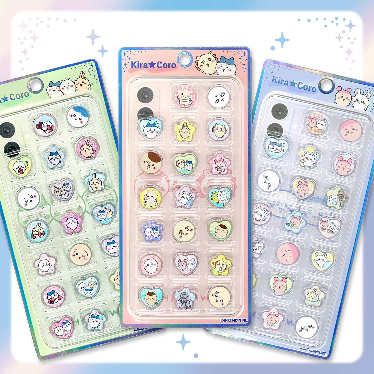 ちいかわ KIRACOROおはじきシール（3人MIX）【クレジットカード決済限定商品】