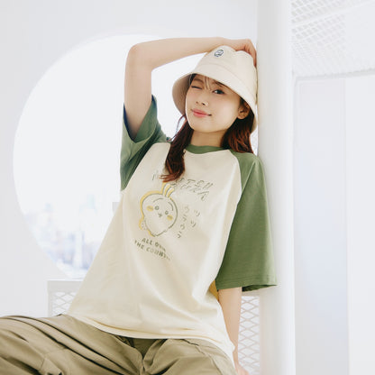 ちいかわ バケットハット 王冠 ベージュ