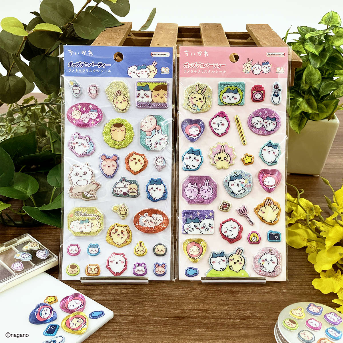 ちいかわ ラメきらクリスタルシール（みんな）【クレジットカード決済限定商品】