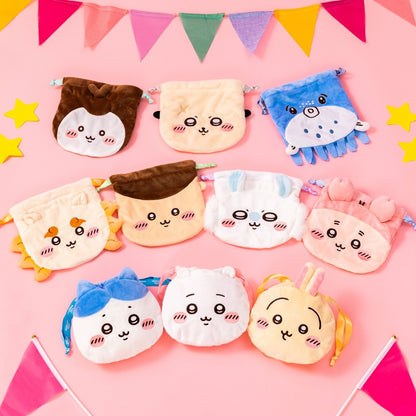 ちいかわ ちいかわパーク おかお巾着（くりまんじゅう）