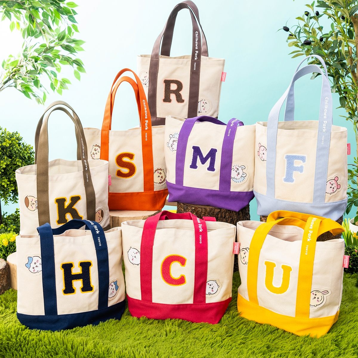 ちいかわ ちいかわパーク アルファベットなランチトートバッグ（ラッコ）