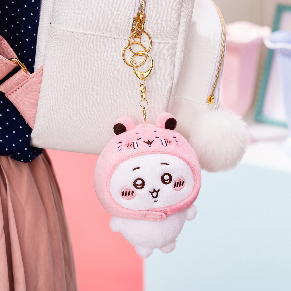 吉伊卡哇乐园 挂件尺寸 欢欣雀跃玩偶帽 (乌萨奇)