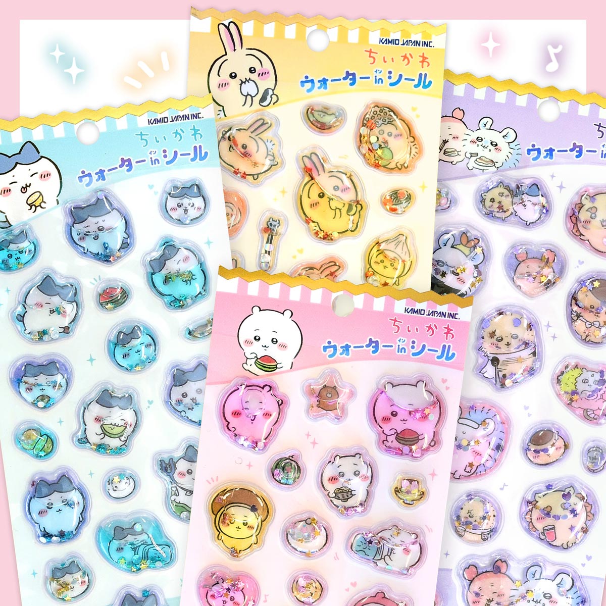 ちいかわ ウォーターインシール（ハチワレ）【クレジットカード決済
