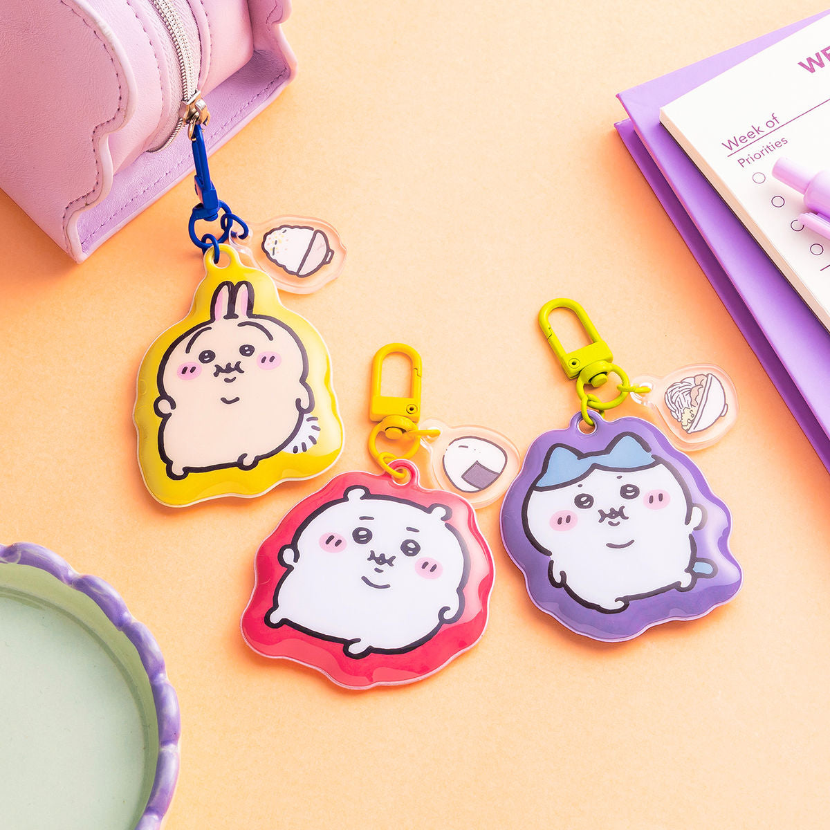 ちいかわ ぼっちゃりぷっくりPVCキーホルダー（ちいかわ）
