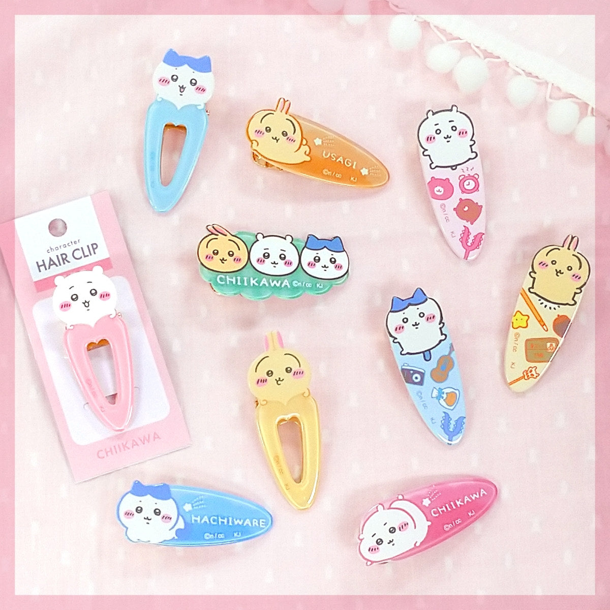 ちーちゃん専用 Chiikawa Hair Clip (Hachiware - Shiromes) | Chiikawa Market