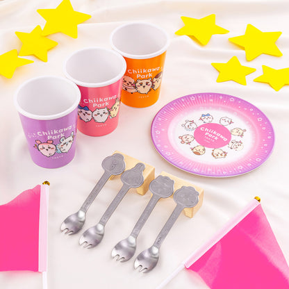 吉伊卡哇乐园 脸型不锈钢勺叉 (吉伊卡哇)