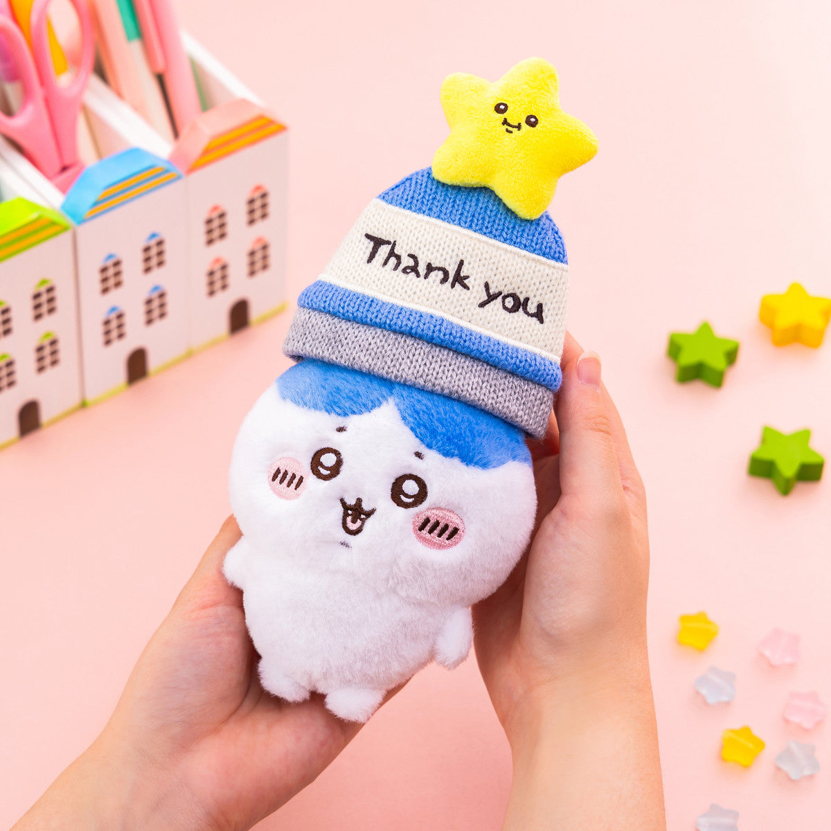 ちいかわ ちいかわパーク マスコットサイズなニット帽キーホルダー（カブトムシ）