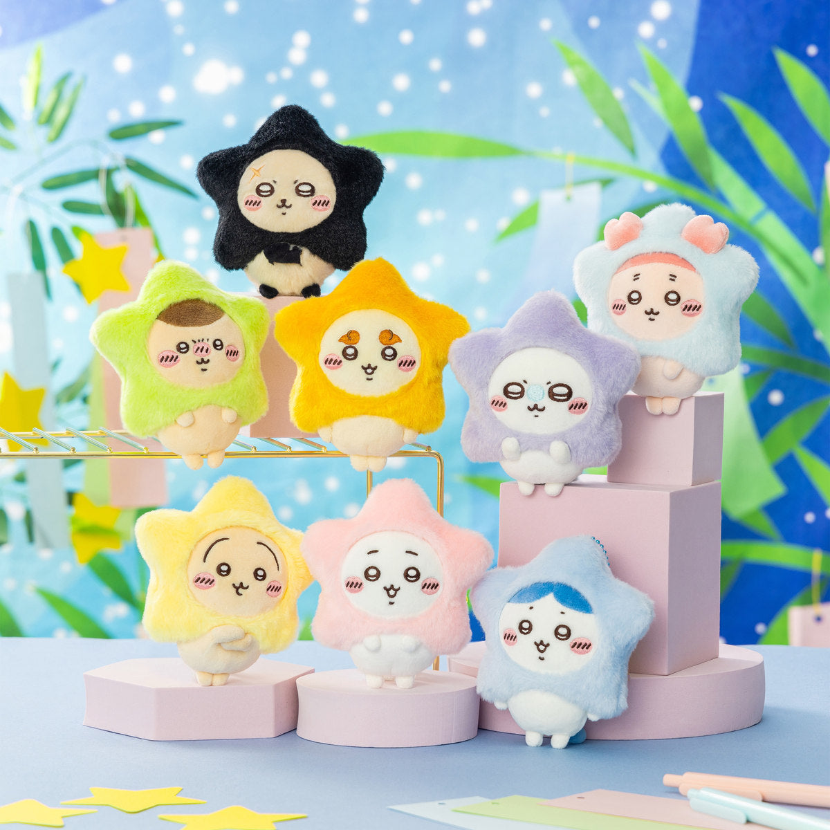ちいかわ 星に願いを・・・マスコット（ハチワレ） | ちいかわ