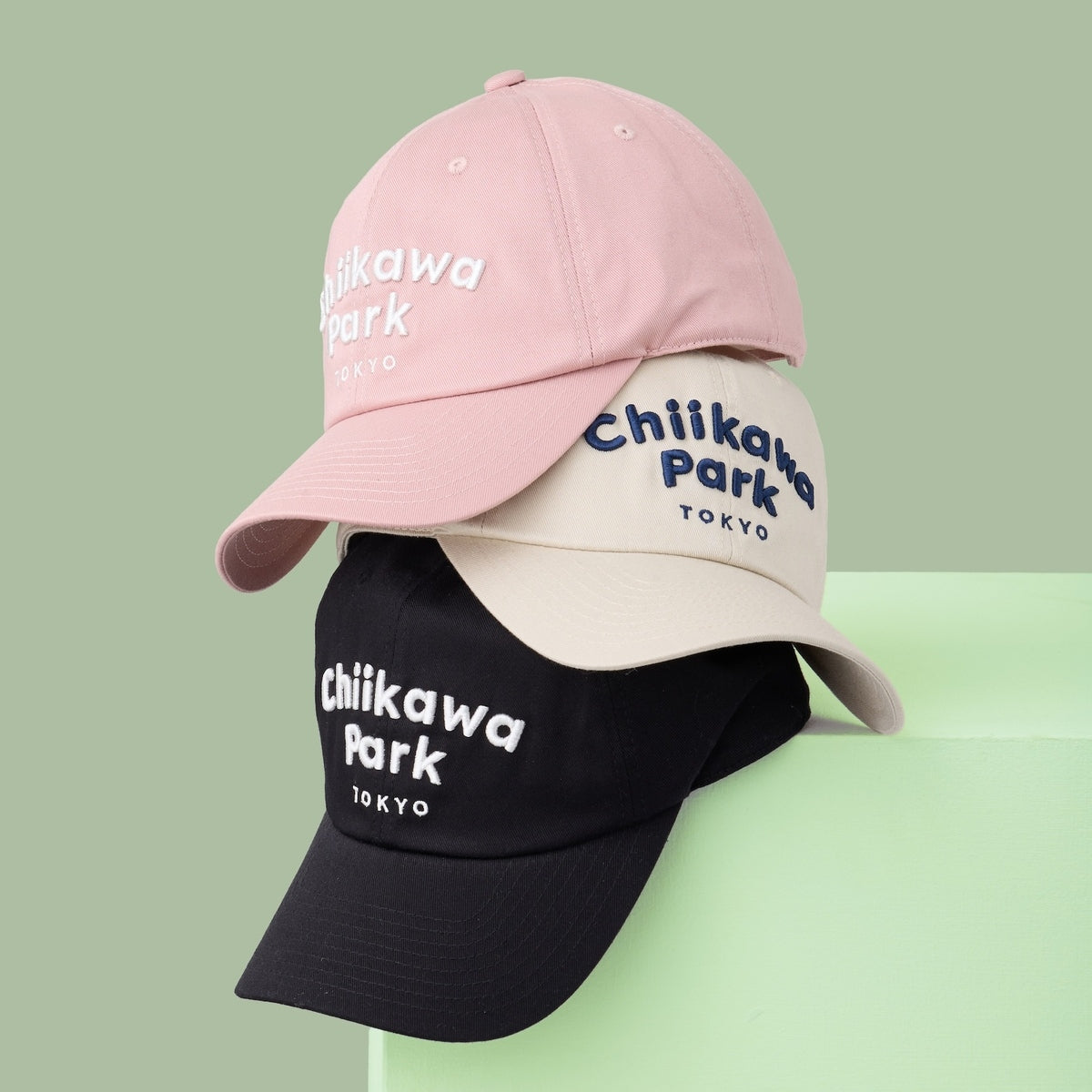 吉伊卡哇乐园 鸭舌帽 (Logo / 米色)