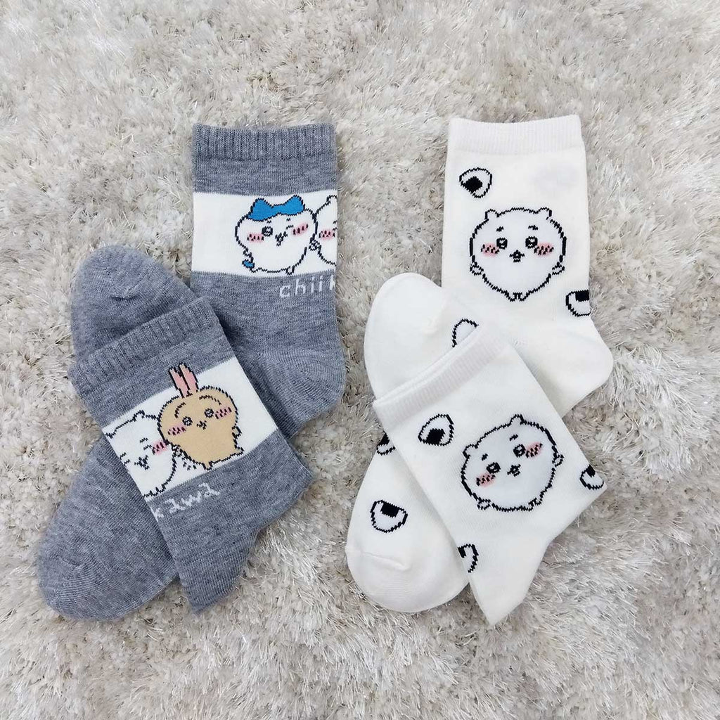 Chikawa Crew Socks（Onigiri）女士