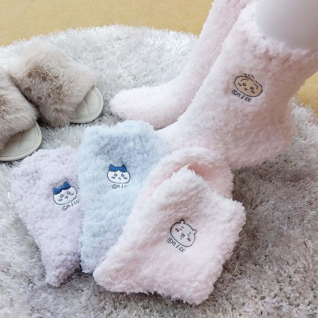 Chikawamoko Crew Socks (Rabbit Pink) Ladies