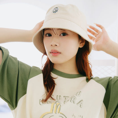 ちいかわ バケットハット 王冠 ベージュ