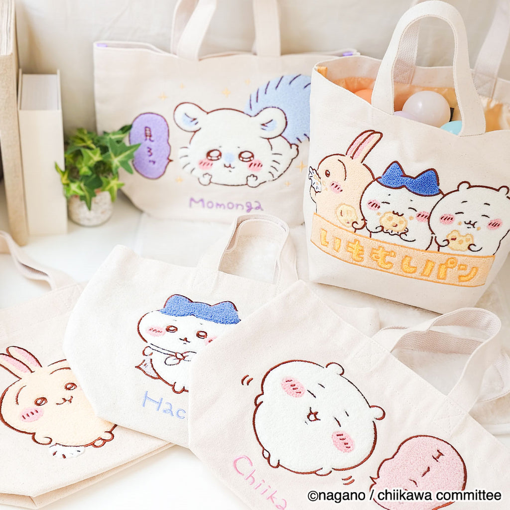 Chiikawa Sagara tote bag (Imomushi bread)