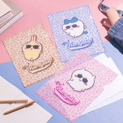Chiikawa Go!HARAJUKU Clear File (Sunglasses Chiikawa)