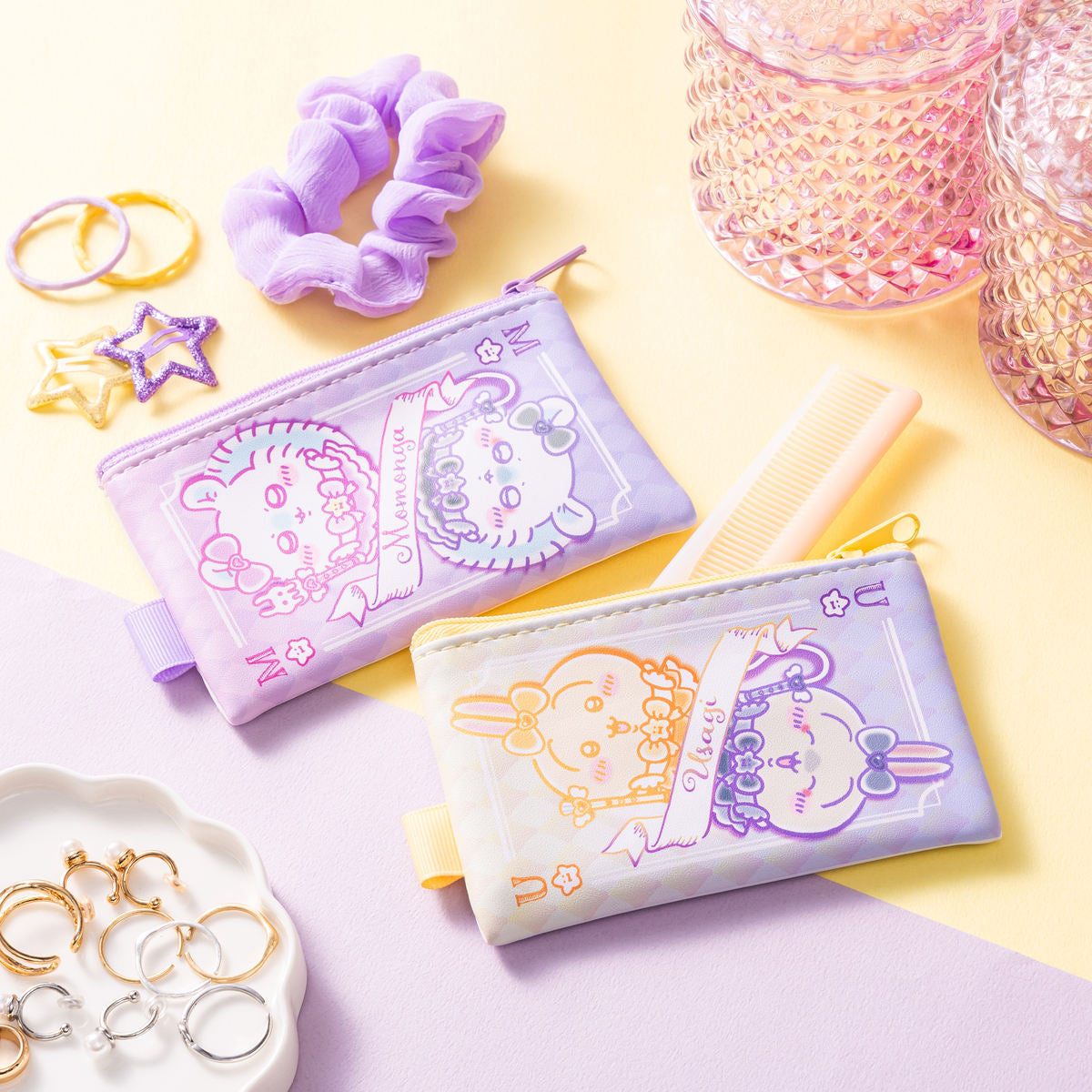 ちいかわ まじかるちいかわ トランプな2個セットポーチ（うさぎ