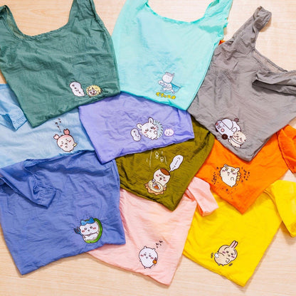 ちいかわ エコバッグ入りおかおマスコット（あのこ＆でかつよ）