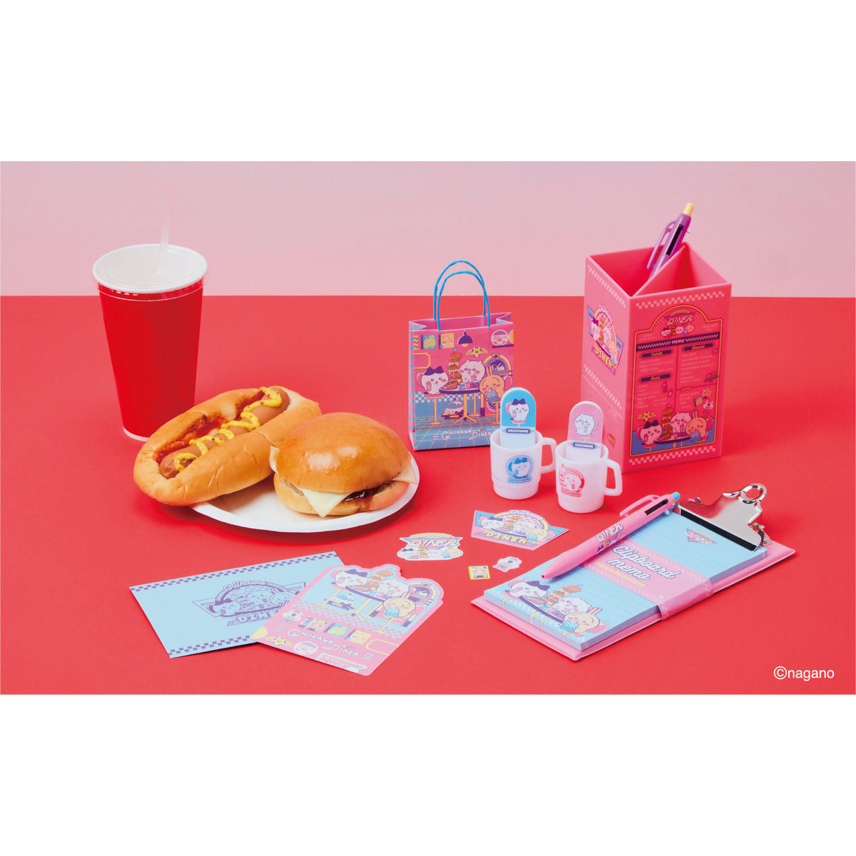 ちいかわ スチールクリップ（ちいかわ DINER ディナー） | ちいかわ