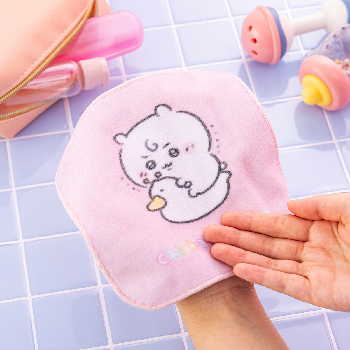 吉伊卡哇 baby系列 方形3件套毛巾 (马桶)