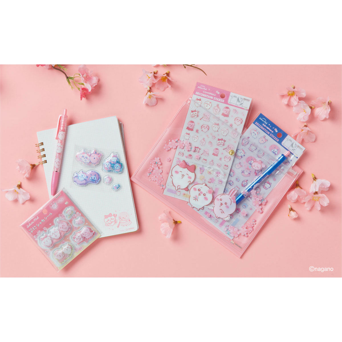 ちいかわ ティッシュポーチ（Sakura Pink・サクラ） | ちいかわ