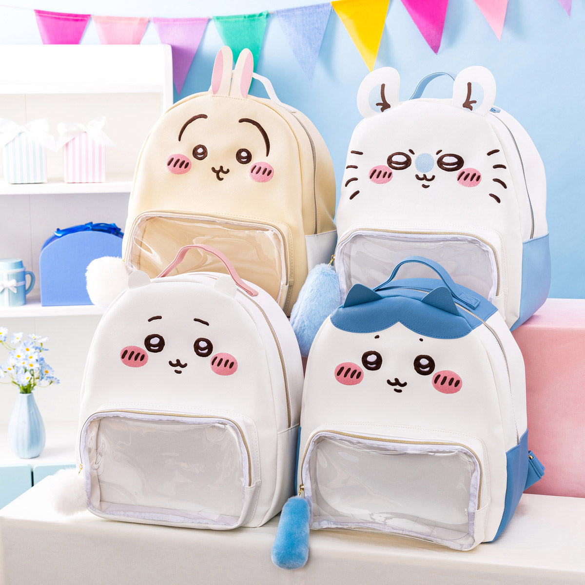N*a様 ちいかわパーク　おかおリュック（ちいかわ）おまけ付き ちいかわパーク おかおリュック（うさぎ） | ちいかわマーケット 公式