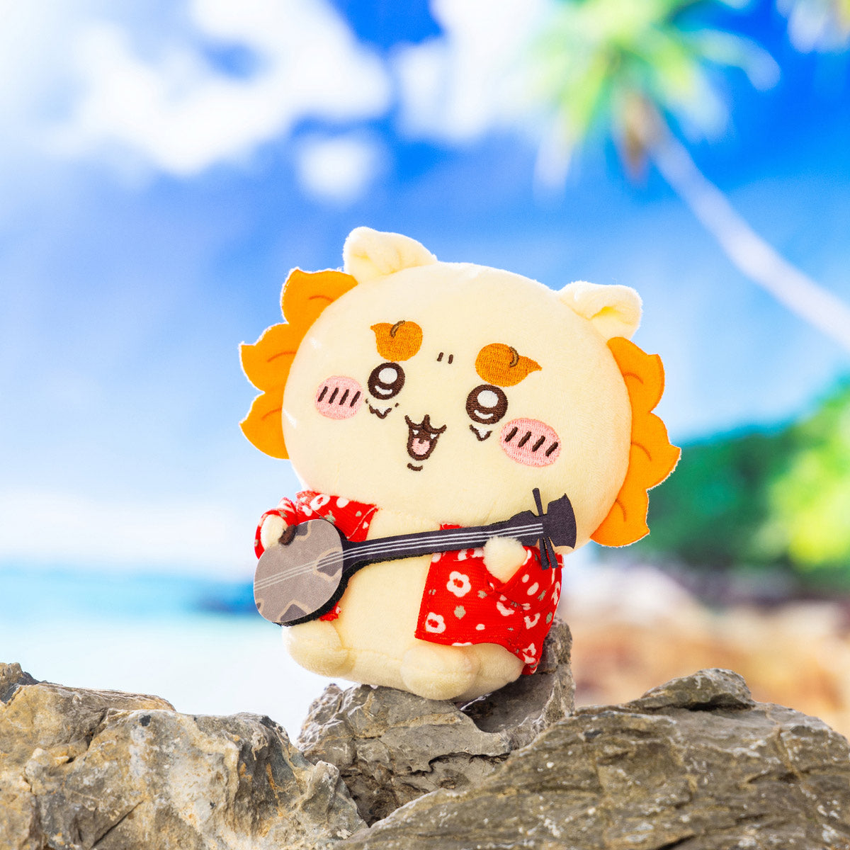 ちいかわ シーサーのおみやげやさん 三線シーサーぬいぐるみS | ちい