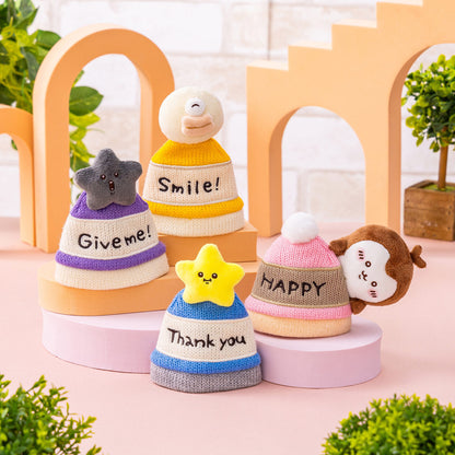 ちいかわ ちいかわパーク マスコットサイズなニット帽キーホルダー（星）