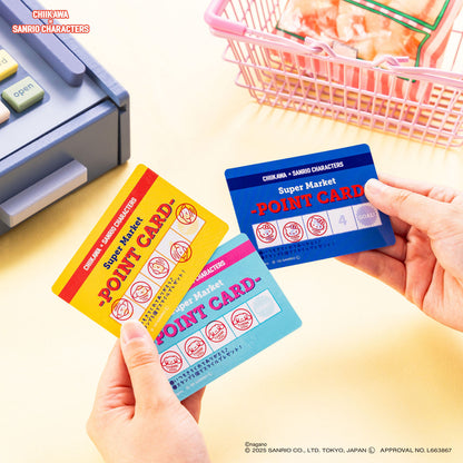 Chiikawa × Sanrio Characters Trading Supermarket Point Card (All 6 Types)