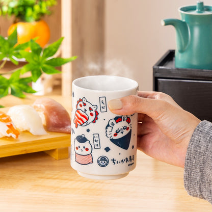 치이카와 치이카와 초밥 발수 찻잔