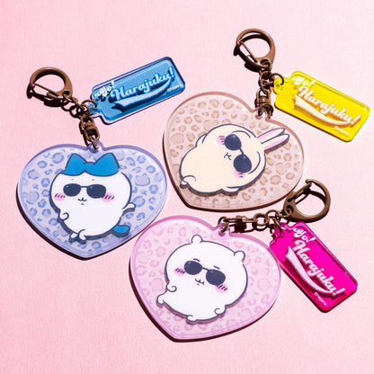 Chiikawa Go!HARAJUKU Acrylic Keychain (Sunglasses Chiikawa)