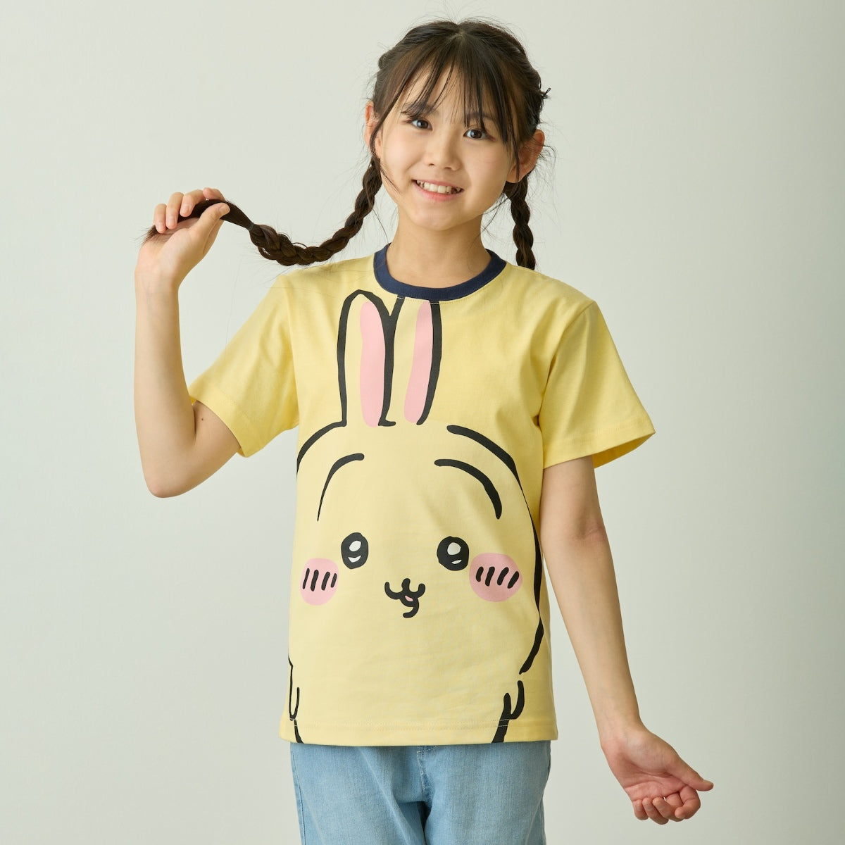 ちいかわ ちいかわパーク キッズTシャツ ビッグキャラクター うさぎ