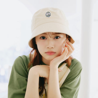 ちいかわ バケットハット 王冠 ベージュ