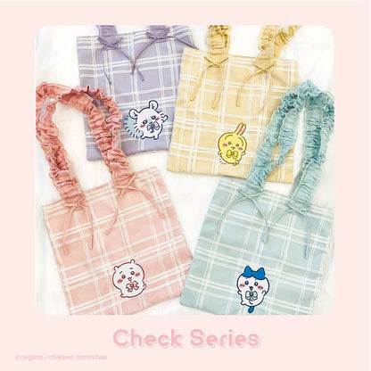 치이카와 토트백 (체크 - 토끼)