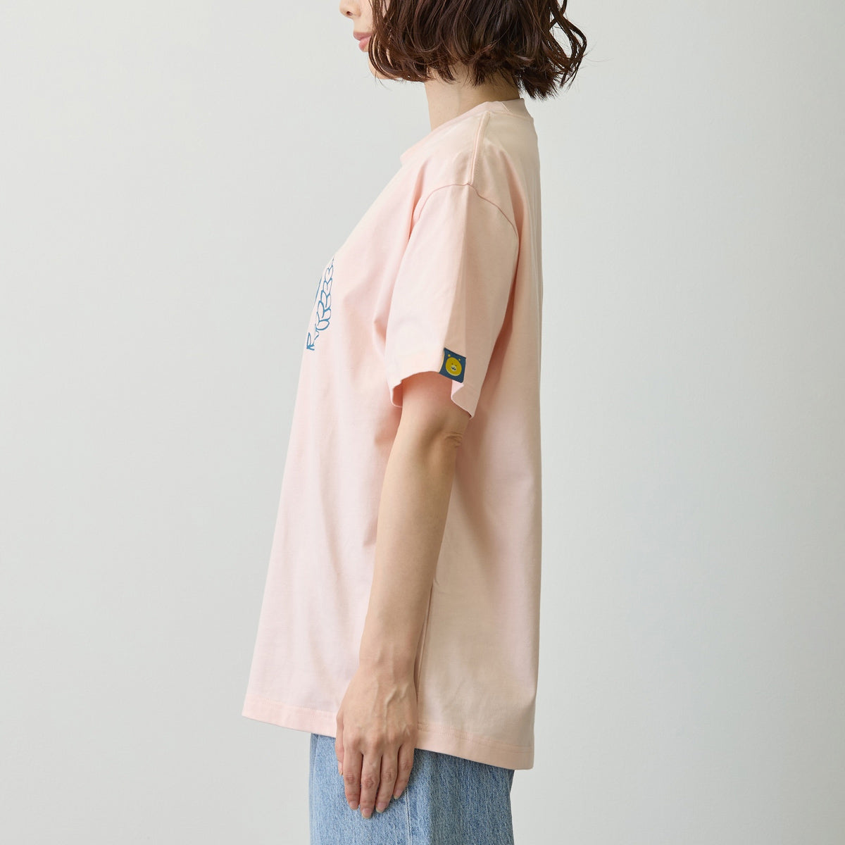 ちいかわ ちいかわベーカリー Tシャツ ロゴ ピンク