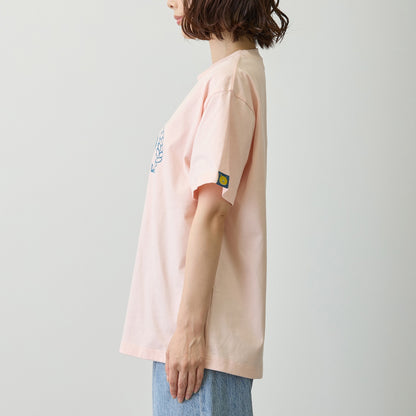 ちいかわ ちいかわベーカリー Tシャツ ロゴ ピンク