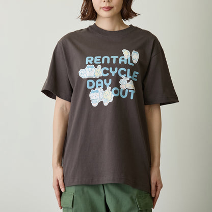ちいかわ Tシャツ レンタサイクルでおでかけ スミ