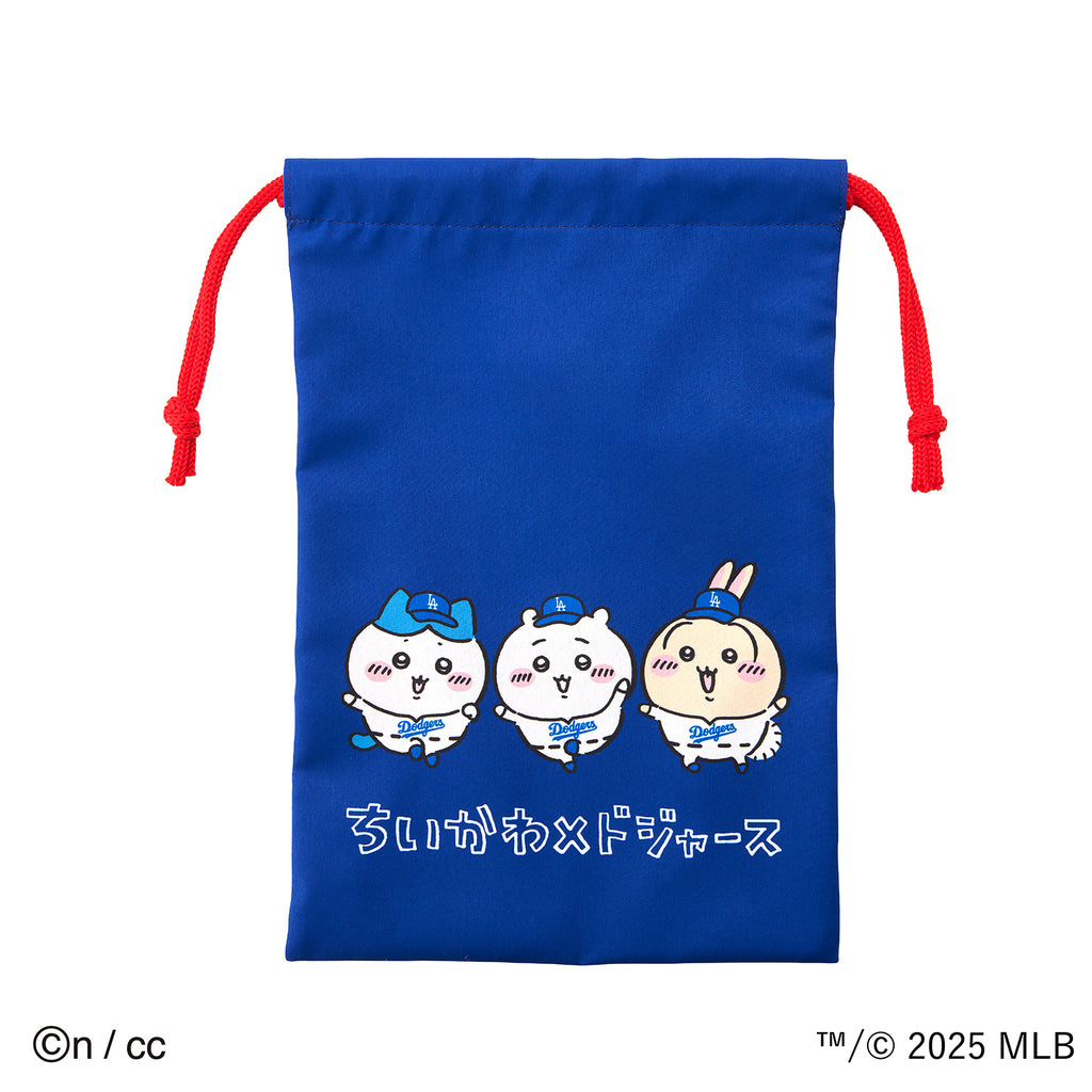 ちいかわ×MLB TOKYO SERIES 巾着（ドジャース）