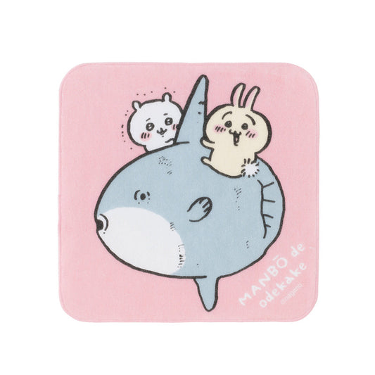 Chiikawa Good friends Outing Hand Towel (Sunfish)
