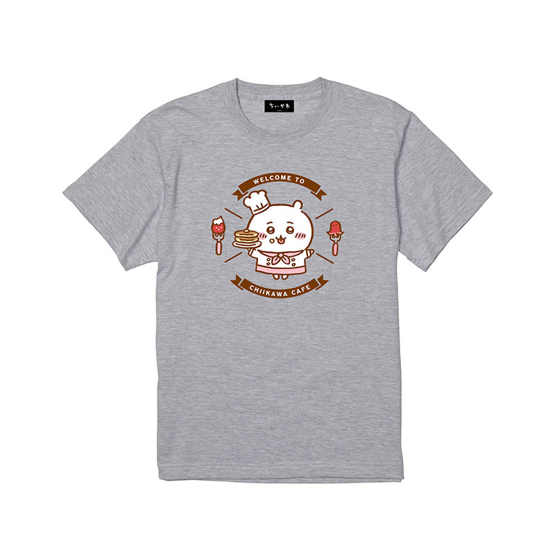 ちいかわ Cafe Tシャツ ウェルカム アッシュ【１会計 各サイズ２点まで】